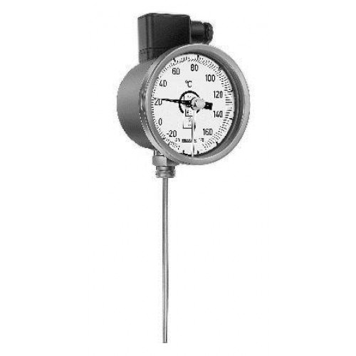 Rueger thermometer with electric contact