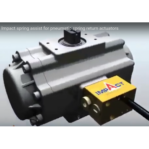 Habonim Impact spring assist for pneumatic actuator (torque booster)